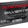 opplanet winchester silvertip centerfire 300 blackout 150 grain defense tip npj rifle ammo 20 round w300st main
