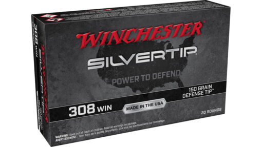 opplanet winchester silvertip centerfire 308 win 150 grain defense tip npj rifle ammo 20 round w308st main