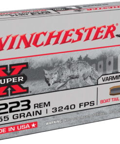 opplanet winchester super x 223 remington 55 grain boat tail hollow point bthp brass cased centerfire rifle ammo 20 rounds w223hp55 main